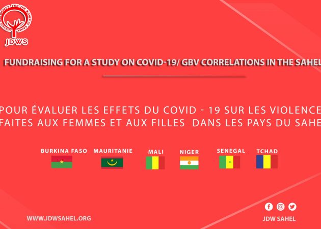 Fundraising for a Study on COVID-19/ GBV Correlations in the Sahel REGION (AFRICA)