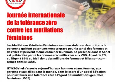 Journée internationale de la tolérance zéro contre les mutilations féminines